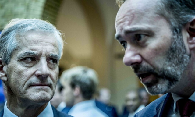 image: To av Trond Giskes Ap-rådgivere har sagt opp